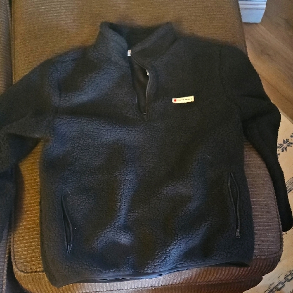 Black Shepra 3/4 Zip Sweater